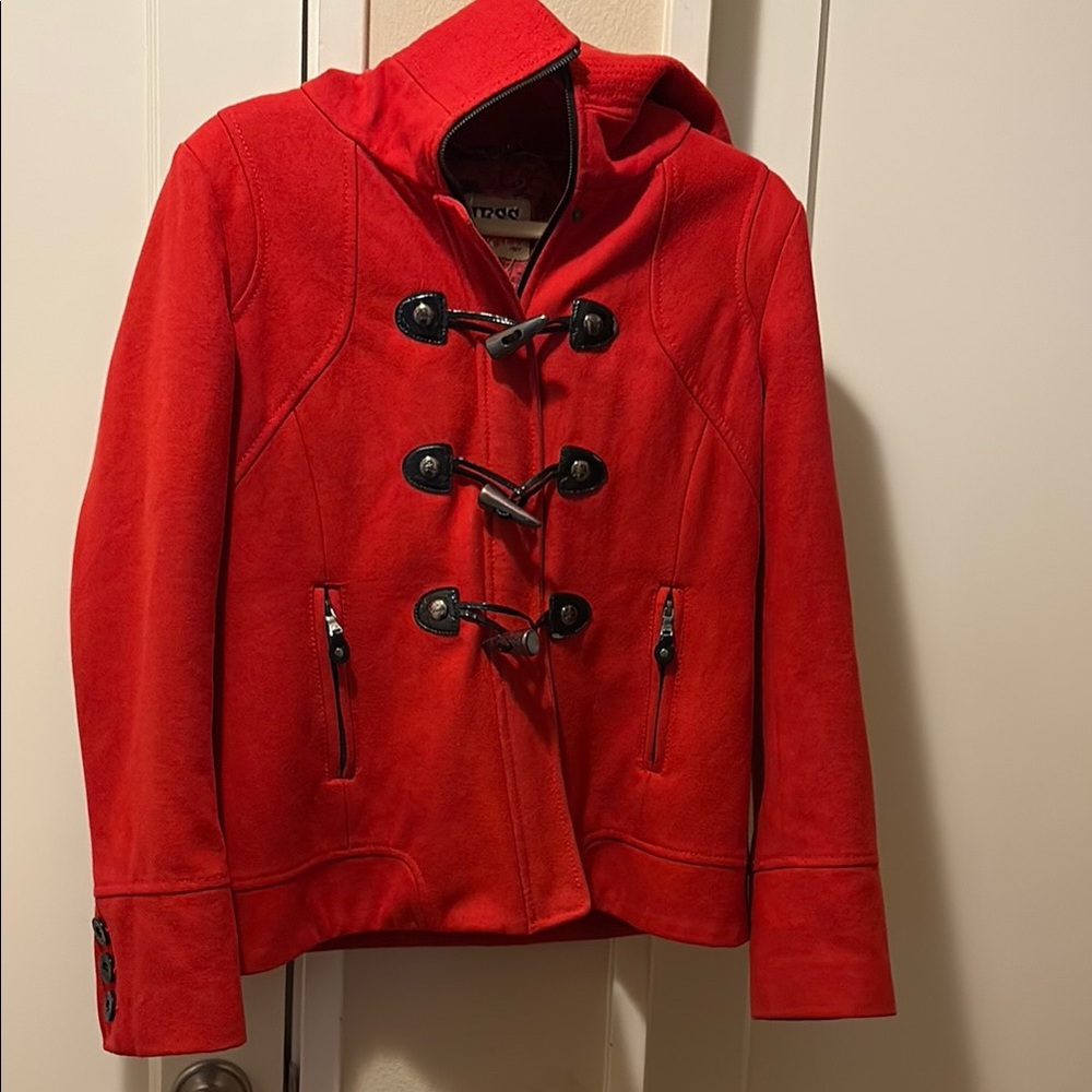 Red Toggle Women's Jacket